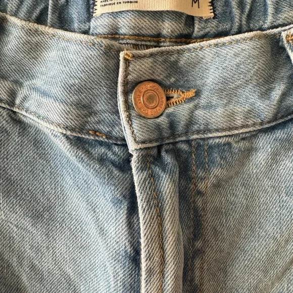 Free People Denim Blue Women's Shorts - Picture 2 of 9